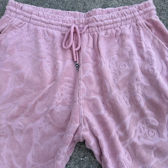 Pink Running Dog Sweat Shorts by Ice Cream Mens XL - Picture 7 of 8